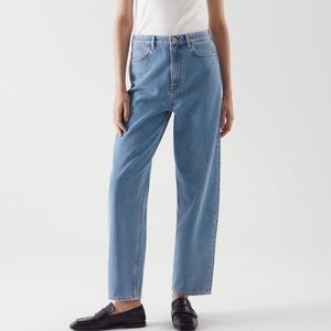 COS tapered-leg high-rise jeans